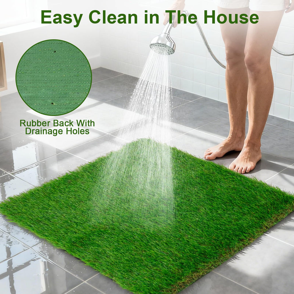2 Pack 14 x 18 Inch Artificial Grass Dog Pee Pads T2793