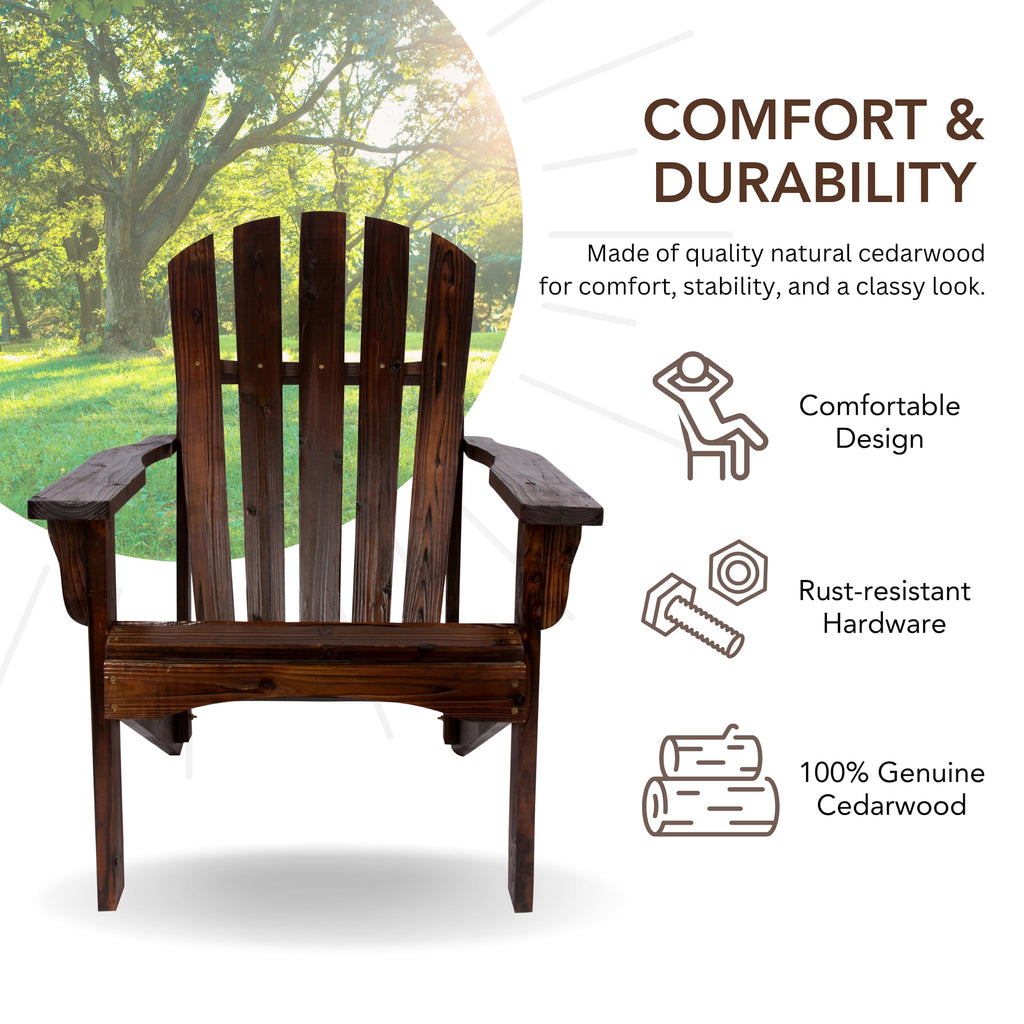 Wooden Adirondack Chair J9166