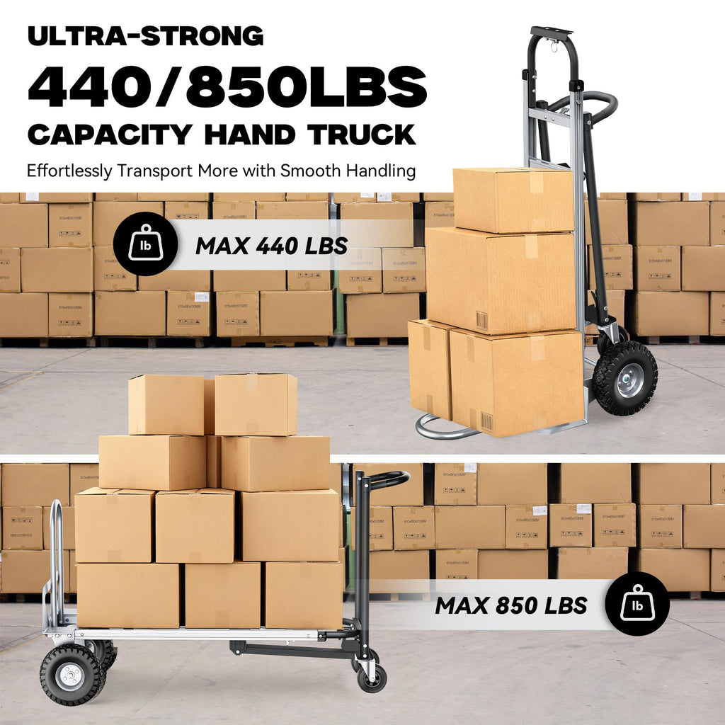 4-in-1 Convertible Dolly Cart U666