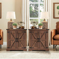 24" End Table Set of 2 with Charging Station Q691853
