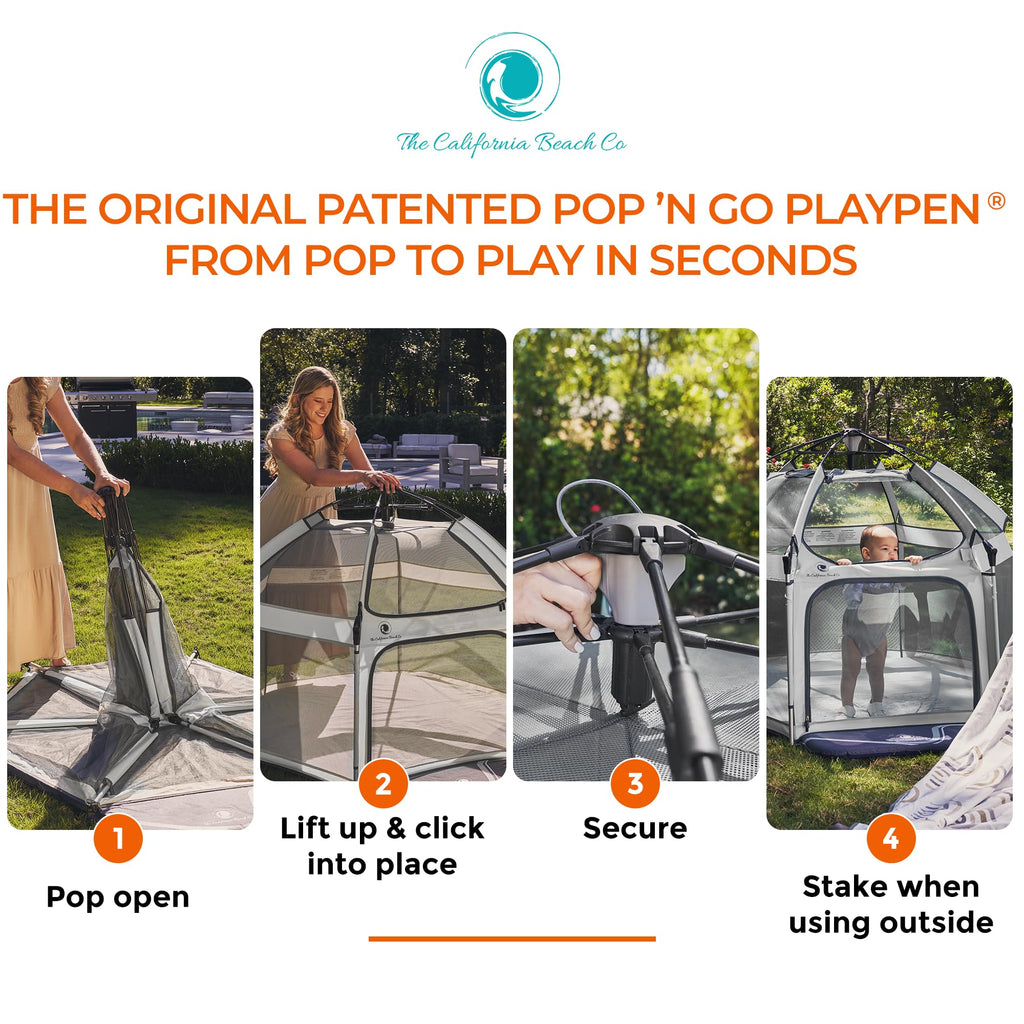Portable Baby Playpen with Canopy U55369