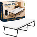 14″ High Folding Guest Bed with 3″ Memory Foam Mattress Y963