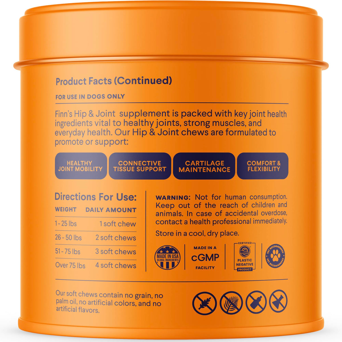Hip & Joint Chews for Dogs, 90 Ct H31171