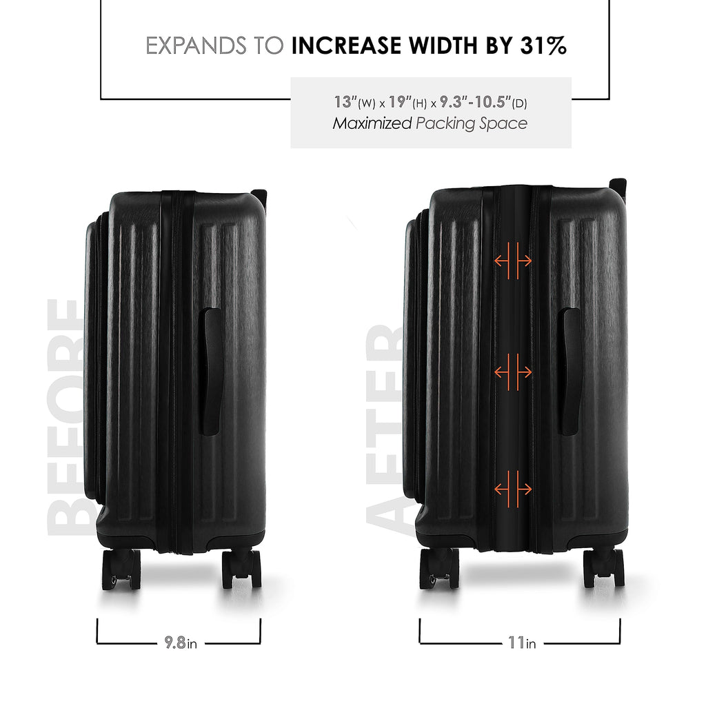 20 Inch Carry On Luggage with Wheels W82659