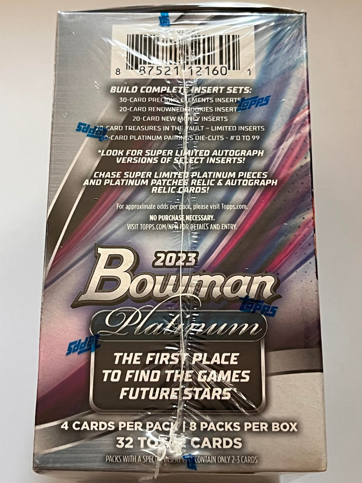 Bowman Platinum Baseball Blaster Box E730520