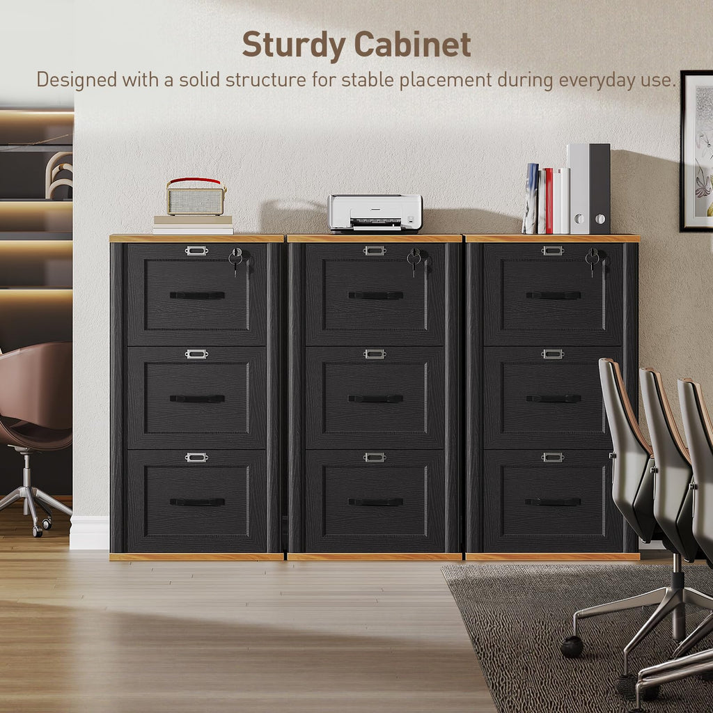 3 Drawer File Cabinet with Lock J8353