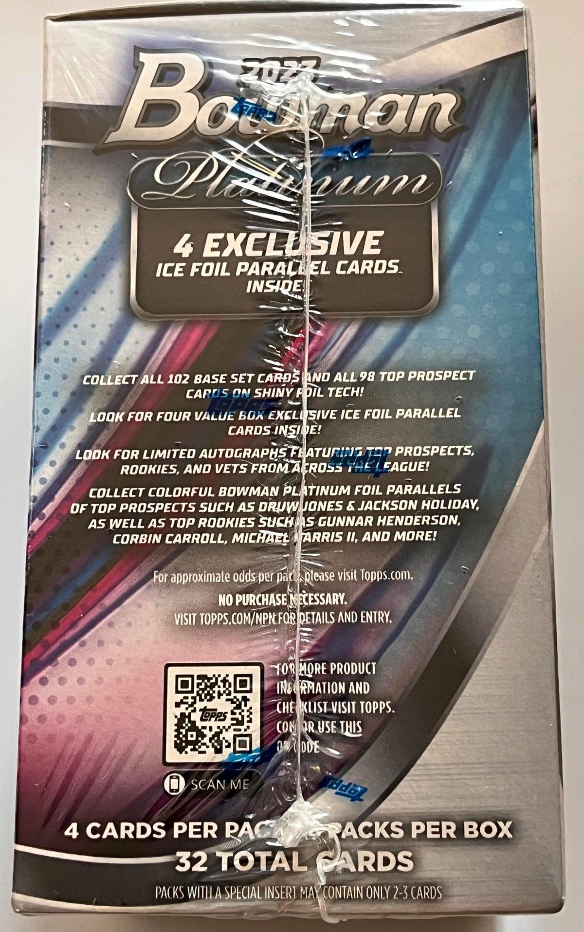 Bowman Platinum Baseball Blaster Box E730520