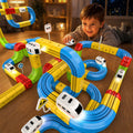 52PCS Electric Train Set 3D Flexible Race Track Toy R92160