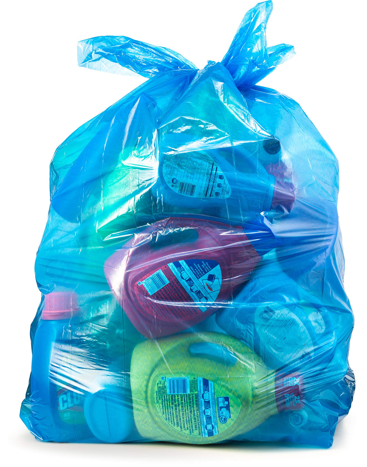 Blue Heavy Duty 33 Gallon Trash Bags 100 Count P7601