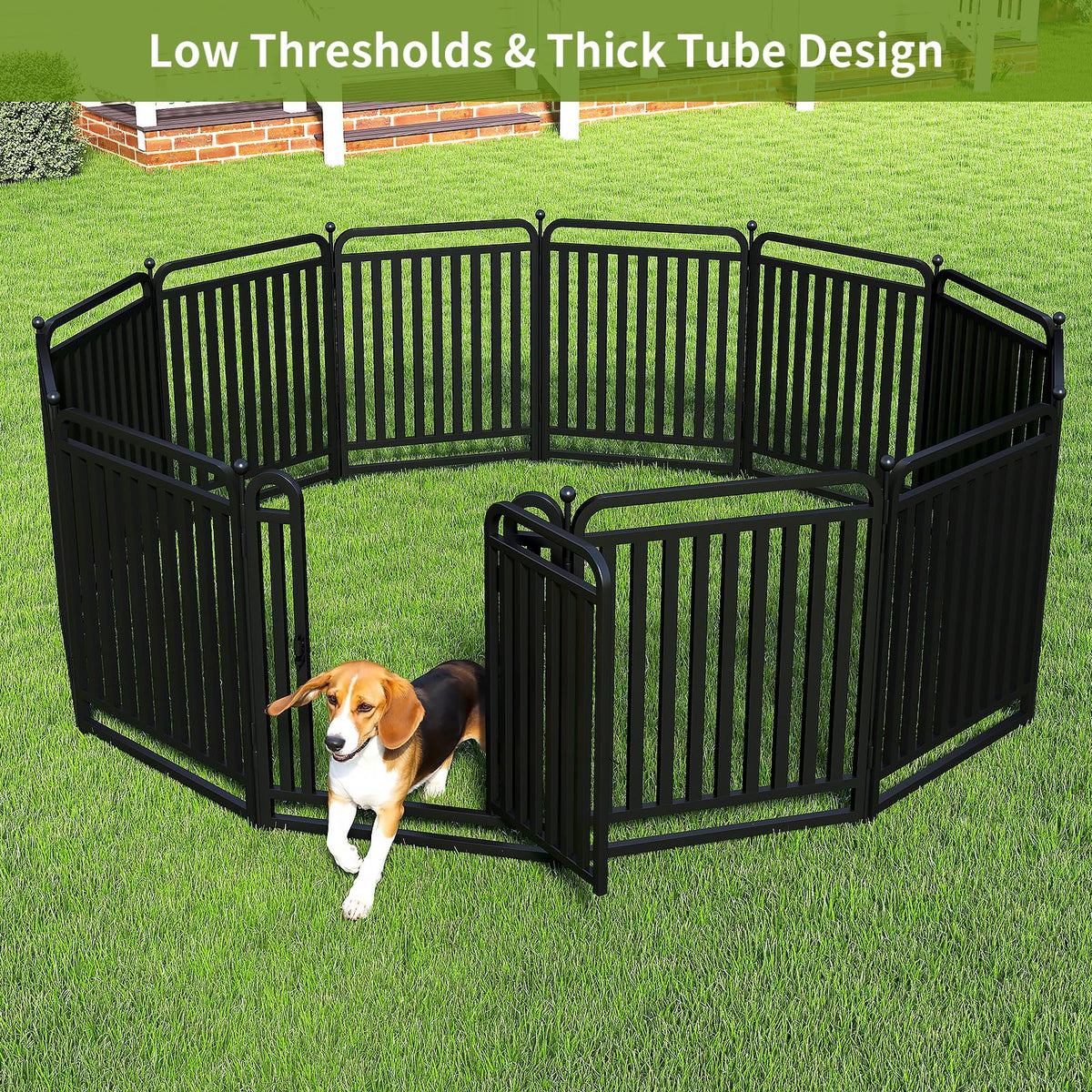 32" Heavy Duty 16 Panels Dog Playpen L770339