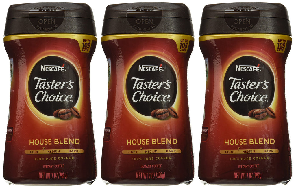 Instant Coffee 7 Ounce Canisters Pack of 3 G8382