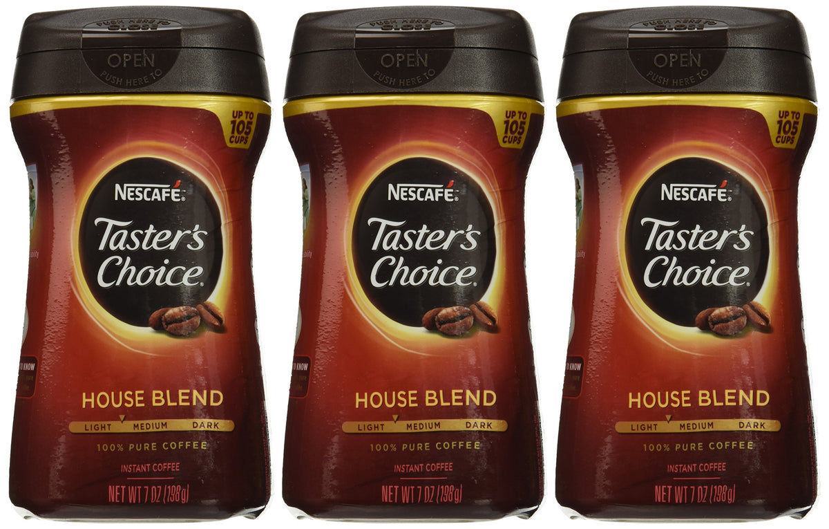 Instant Coffee 7 Ounce Canisters Pack of 3 G8382