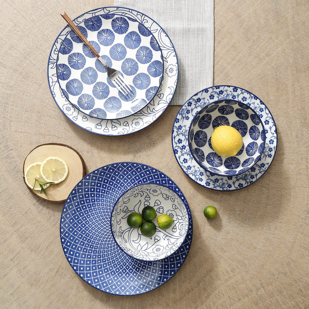 Ceramic Dinnerware Sets 12 Pieces A704