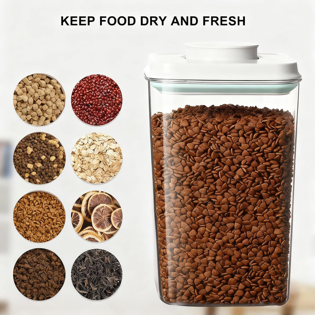 Dog Cat Treat Container with Scoop R6411